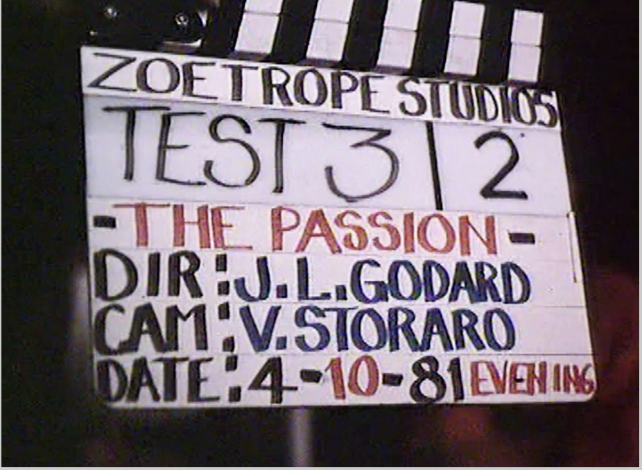 The Audiovisual Script: Passion and Zoetrope